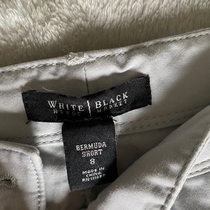 White House black market- Gray Bermuda shorts